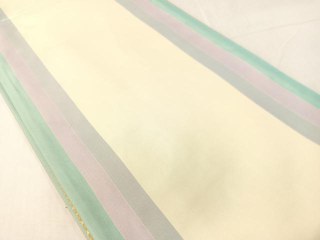 平和屋着物●両面 六通柄袋帯 舞桜 金銀糸 正絹 逸品 CABI4026vp
