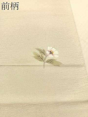 平和屋着物●太鼓柄袋帯 手描き 枝花文 正絹 逸品 CABI4028vp