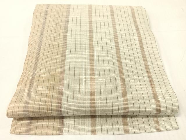 平和屋着物▽つけ帯 スリーシーズン 春夏秋 紬地 間道 正絹 逸品 CABI4032vp