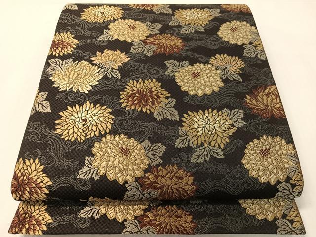 平和屋着物●西陣の老舗アート裕(津村織物)二代目・津村千太郎 両面 六通柄袋帯 唐織 明治文様 正絹 逸品 未使用 CABI4112vp