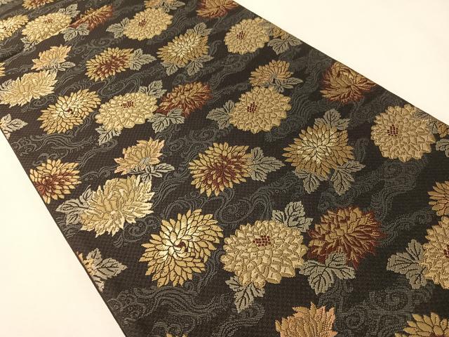 平和屋着物●西陣の老舗アート裕(津村織物)二代目・津村千太郎 両面 六通柄袋帯 唐織 明治文様 正絹 逸品 未使用 CABI4112vp