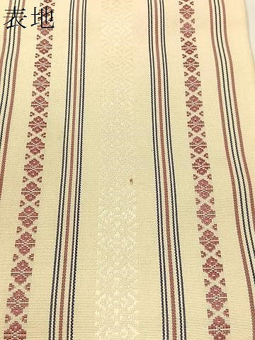 平和屋着物●本場筑前博多織 半幅帯 棚橋博多織謹製 献上 正絹 逸品 CABI4113vp