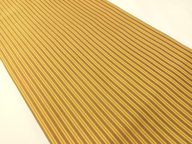 平和屋着物●両面 全通柄袋帯 紬地 花織 横段吉祥文 正絹 逸品 CABI4175vp