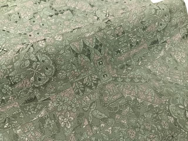 平和屋着物●全通柄袋帯 花唐草吉祥文 正絹 逸品 CABI4178vp