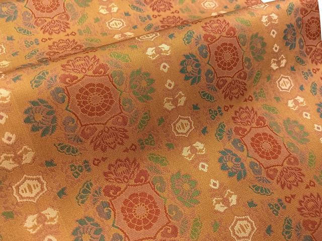 平和屋着物●九寸開き名古屋帯 更紗間道 正絹 逸品 CABI4248vp