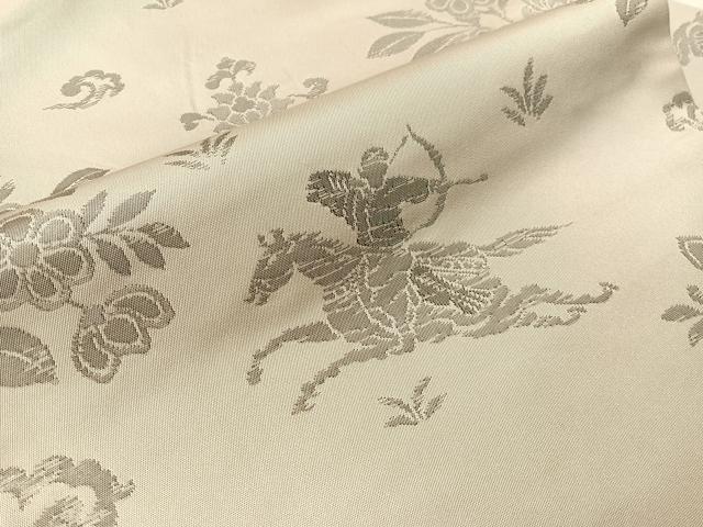 平和屋着物●九寸名古屋帯 狩猟文 正絹 逸品 CABI4287vp