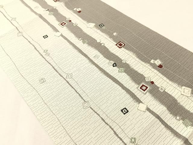 平和屋着物●本場筑前博多織 八寸名古屋帯 モール 箔散らし 逸品 CABI4291vp