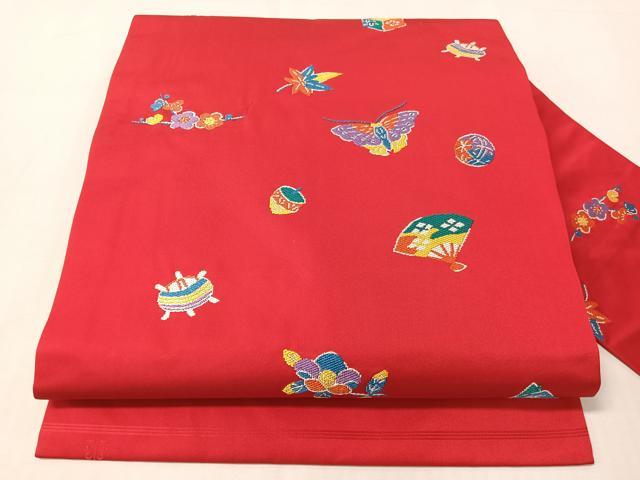 平和屋着物●西陣 川島織物 九寸名古屋帯 玩具花蝶文 正絹 逸品 CABI4307vp