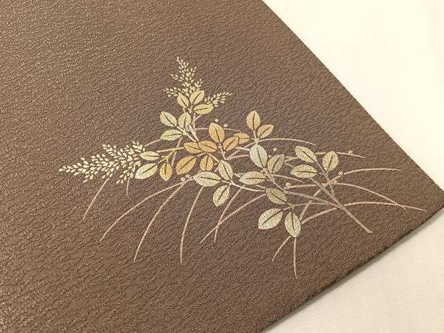 平和屋着物●太鼓柄袋帯 夢蒔絵 金彩 銀通し地 正絹 逸品 CABI4326vp