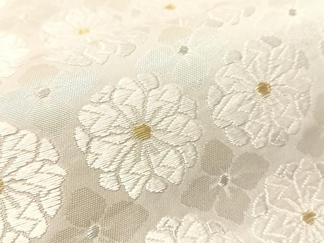 平和屋着物●六通柄袋帯 有職唐織 花尽くし 金銀糸 正絹 逸品 CABI4329vp