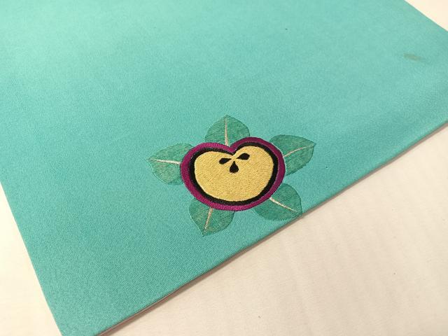 平和屋着物●アンティーク 大正ロマン 太鼓柄袋帯 総刺繍 束ね花文 金糸 正絹 逸品 CABI4350vp