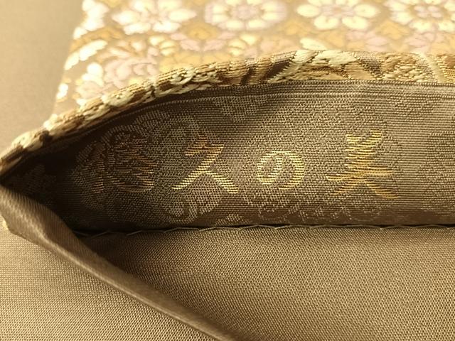 平和屋着物●西陣織 陰山織物謹製 箔屋清兵衛 全通柄袋帯 悠久の美 金糸 正絹 逸品 未使用 CABI4360vp