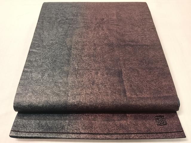 平和屋着物●西洞院辻が花 大脇一心 六通柄袋帯 縦霞 正絹 逸品 CABI4389vp