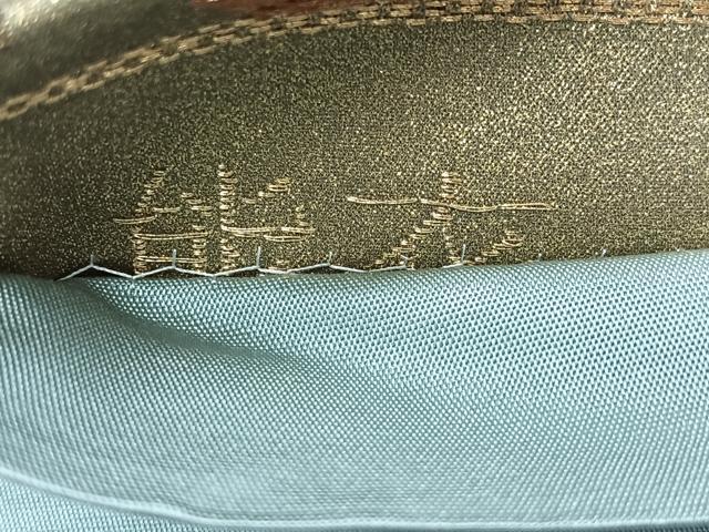 平和屋着物◎六通柄袋帯 能衣 金糸 正絹 逸品 CABI4541nb