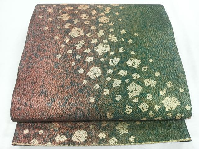 平和屋着物◎六通柄袋帯 煌貴箔 金糸 正絹 逸品 CABI4616nb