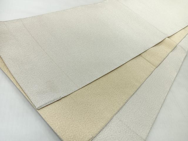 平和屋着物◎全通柄袋帯 綴れ 霞文 金糸 正絹 逸品 未使用 CABI4772nb