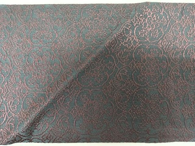 平和屋着物◎九寸名古屋帯 更紗花文 正絹 逸品 CABI4775nb