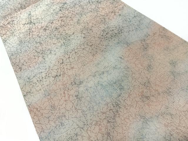 平和屋着物◎全通柄袋帯 霞文 正絹 逸品 未使用 CABI4784nb