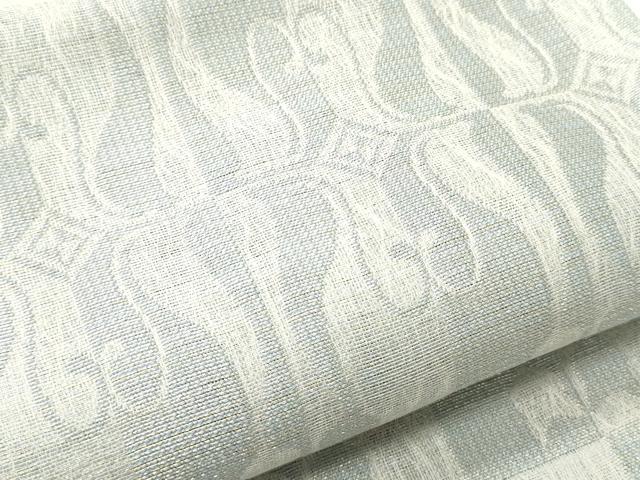 平和屋着物▽両面 半幅帯 スリーシーズン 春夏秋 辻が花 猫/ねこ 金糸 正絹 逸品 未使用 CABI4827ak