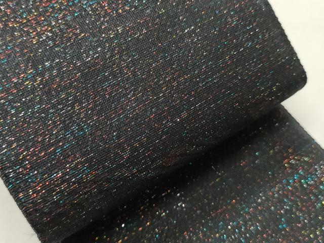 平和屋着物●男性 両面 角帯 霞文 金銀糸 正絹 逸品 CABI4893ak