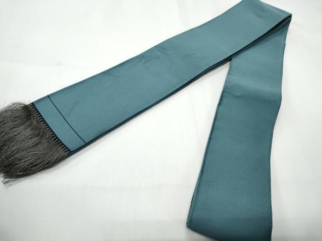 平和屋着物●男性 爪掻き本綴れ 角帯 熨斗目花色 正絹 逸品 CABI4911ak