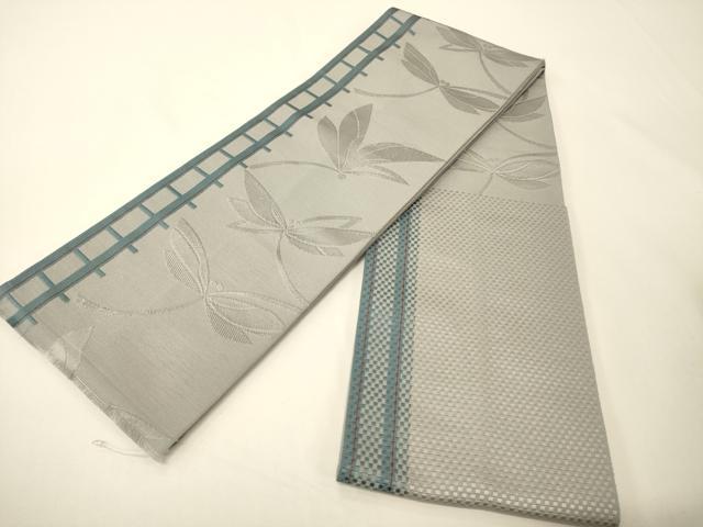 平和屋着物●本場筑前博多織 半幅帯 トンボ/とんぼ 正絹 逸品 CABI5004ak