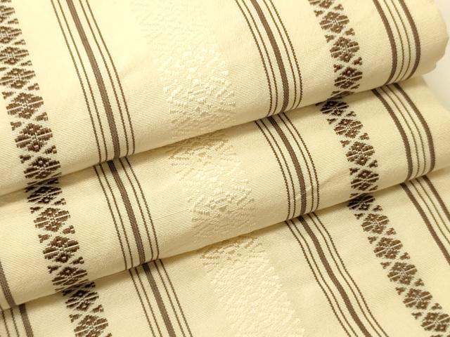 平和屋着物●本場筑前博多織 半幅帯 献上柄 正絹 逸品 CABI5049ak