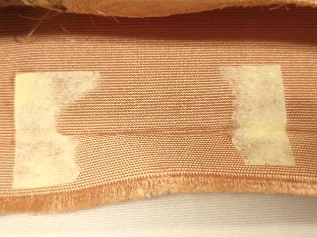 平和屋着物●本場筑前博多織 半幅帯 抽象間道 正絹 逸品 CABI5153ak