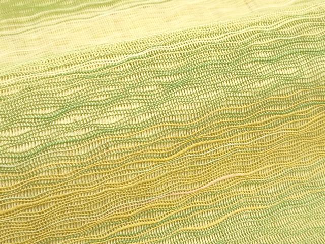 平和屋着物*夏物 八寸名古屋帯 横段文 正絹 逸品 CABI5209rv