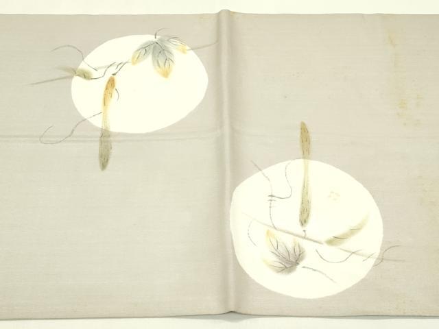平和屋着物*夏物 太鼓柄袋帯 手描き 成り物 正絹 逸品 CABI5233rv