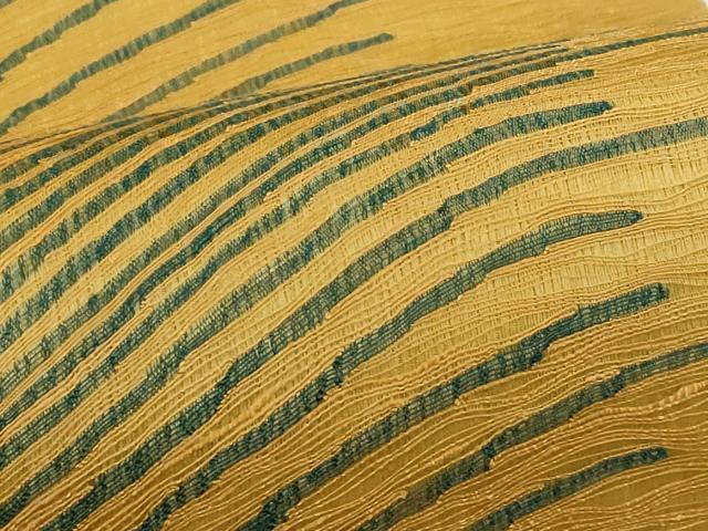 平和屋着物*夏物 太鼓柄袋帯 すくい織 斜線文 正絹 逸品 CABI5234rv
