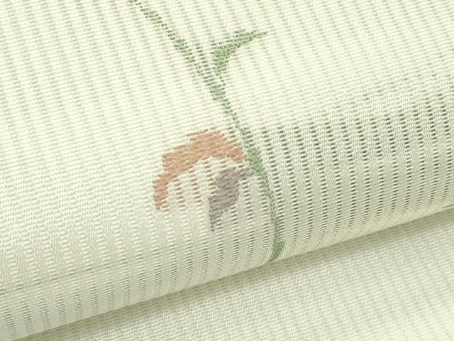 平和屋着物*夏物 八寸名古屋帯 草木文 CABI5249rv