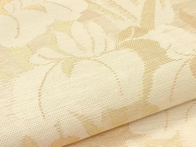 平和屋着物*夏物 全通柄 本袋帯 杜若 金糸 正絹 逸品 CABI5257rv