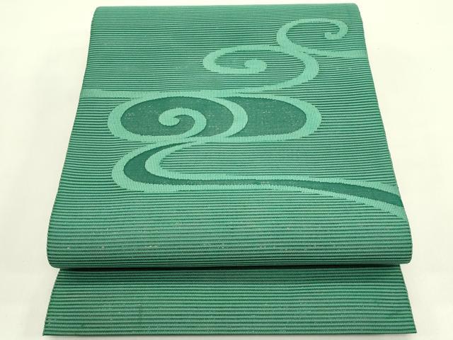 平和屋着物*夏物 八寸名古屋帯 絽綴れ 光琳水 銀糸 正絹 逸品 CABI5329rv