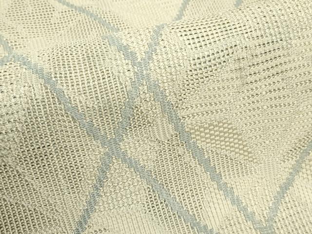 平和屋着物*夏物 八寸名古屋帯 麻の葉文様 正絹 逸品 CABI5337rv