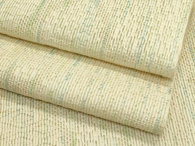 平和屋着物*夏物 八寸名古屋帯 菱文様 正絹 逸品 CABI5366rv