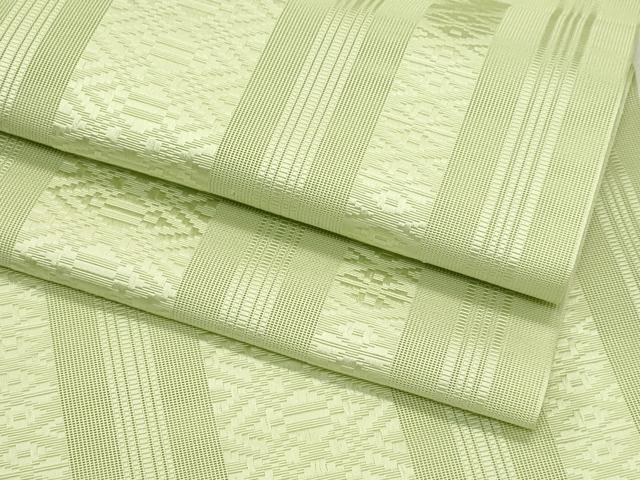 平和屋着物*夏物 本場筑前博多織 八寸名古屋帯 紗献上 夏虫色 正絹 逸品 CABI5374rv