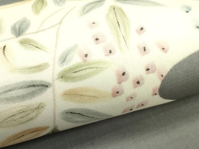 平和屋着物*夏物 九寸名古屋帯 手描き 南天文 正絹 逸品 CABI5388rv