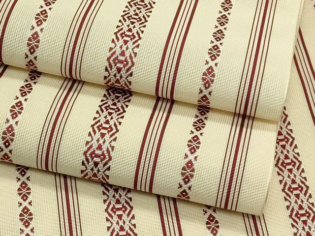 平和屋着物*夏物 本場筑前博多織 八寸名古屋帯 紗献上 正絹 逸品 未使用 CABI5410rv