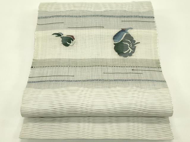 平和屋着物*夏物 八寸名古屋帯 絽綴れ 成り物 正絹 逸品 CABI5411rv
