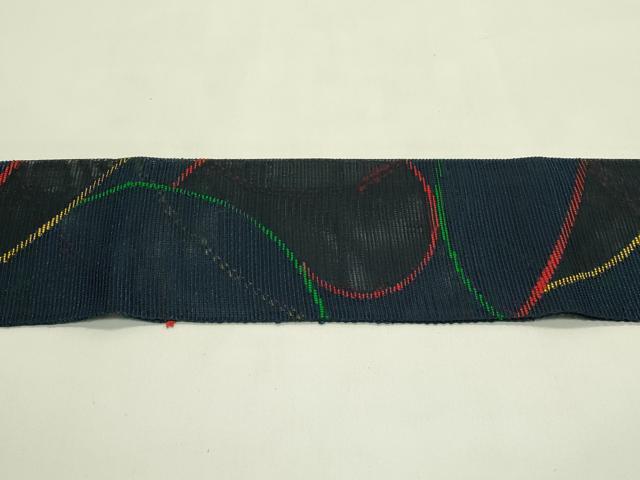 平和屋着物*夏物 つけ帯 抽象文 正絹 逸品 CABI5433rv