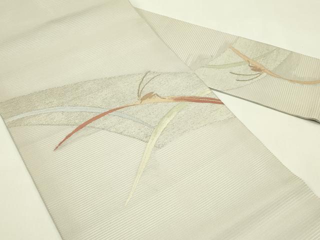 平和屋着物*夏物 九寸名古屋帯 鈴虫 金銀糸 正絹 逸品 未使用 CABI5448rv