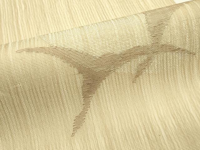 平和屋着物*夏物 九寸名古屋帯 飛鶴文 正絹 逸品 CABI5450rv