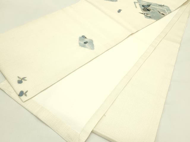 平和屋着物*夏物 九寸開き名古屋帯 絞り 成り物 正絹 逸品 CABI5479rv