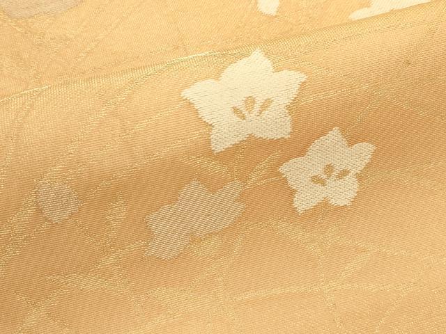 平和屋着物*夏物 九寸名古屋帯 桔梗 金糸 正絹 逸品 CABI5484rv