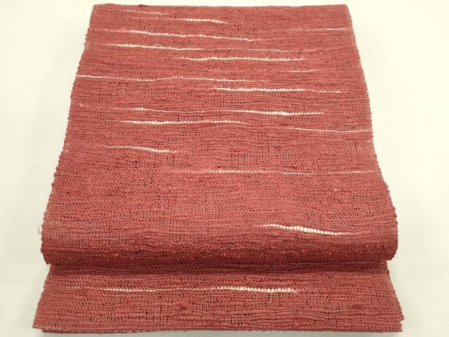 平和屋着物*夏物 八寸名古屋帯 霞文 正絹 逸品 CABI5495rv