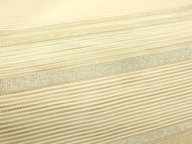 平和屋着物*夏物 八寸名古屋帯 絽綴れ 枝花文 金銀糸 正絹 逸品 CABI5503rv