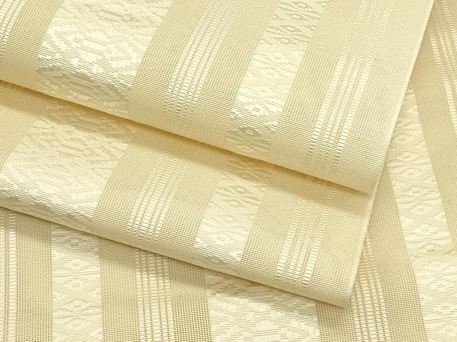 平和屋着物*夏物 本場筑前博多織 八寸名古屋帯 紗献上 蜂蜜色 正絹 逸品 CABI5506rv