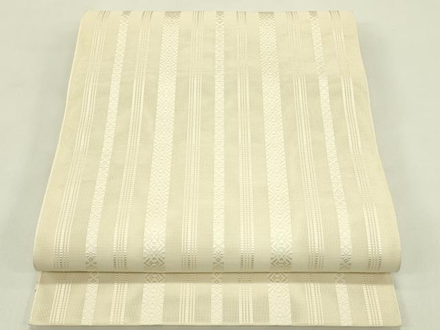 平和屋着物*夏物 本場筑前博多織 八寸名古屋帯 紗献上 浅黄色 正絹 逸品 CABI5508rv