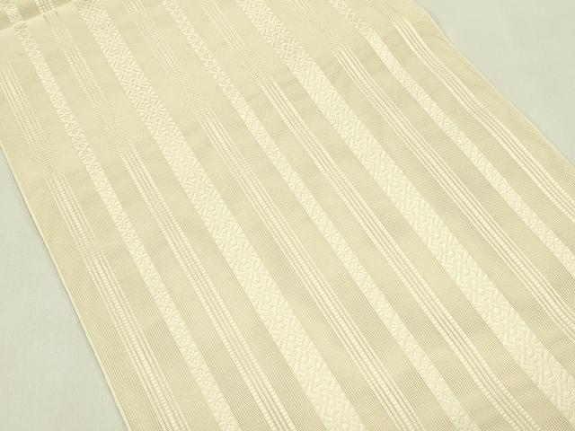 平和屋着物*夏物 本場筑前博多織 八寸名古屋帯 紗献上 浅黄色 正絹 逸品 CABI5508rv